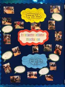 What do we think of older people? A poster made by toddlers